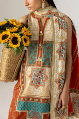 3 Piece Printed Lawn Suit with Printed Lawn Dupatta CL-62246