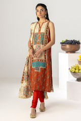 3 Piece Printed Lawn Suit with Printed Lawn Dupatta CL-62246