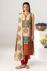 3 Piece Printed Lawn Suit with Printed Lawn Dupatta CL-62246