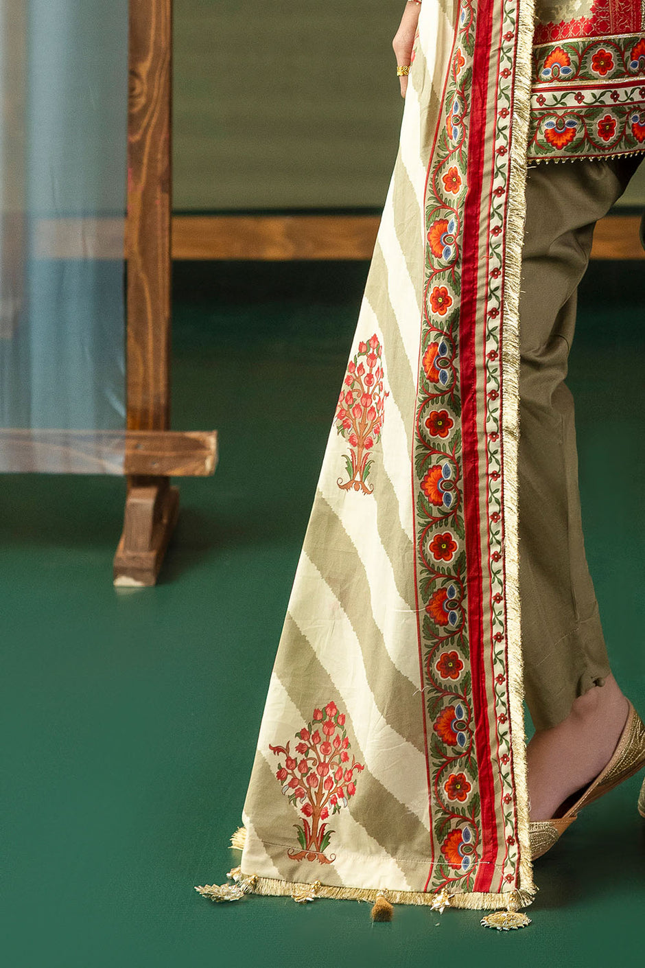 3 Piece Printed Lawn Suit with Dupatta