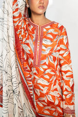 3 Piece Printed Lawn Suit CL-62297 A