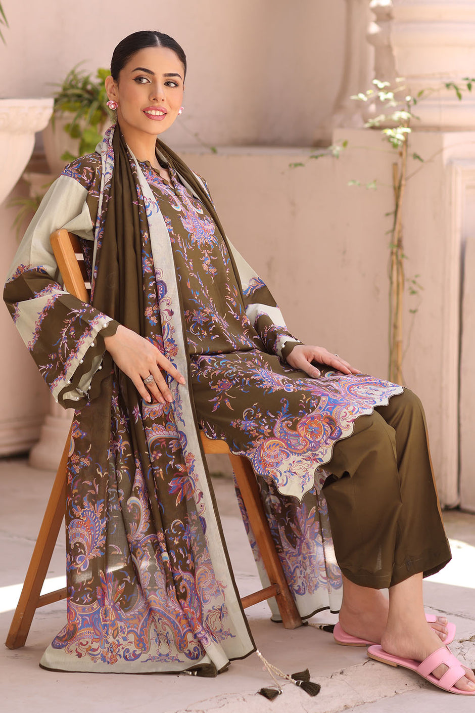 3 Piece Printed Lawn Suit
