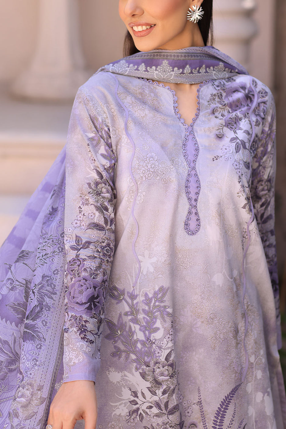 3 Piece Printed Lawn Suit