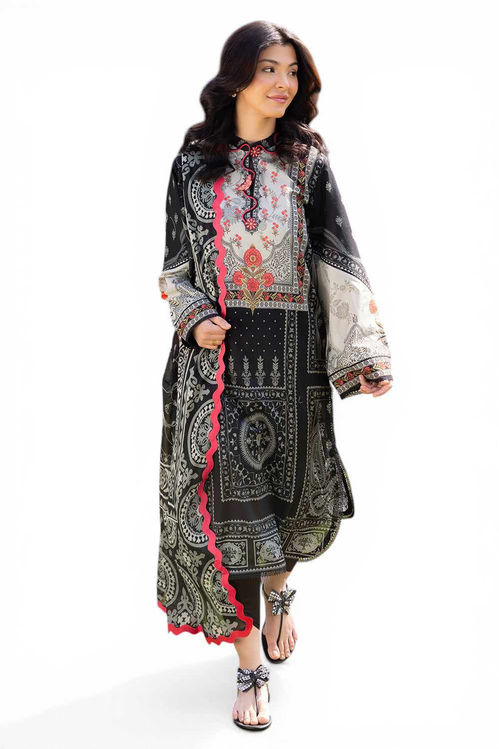 3 Piece Printed Lawn Suit
