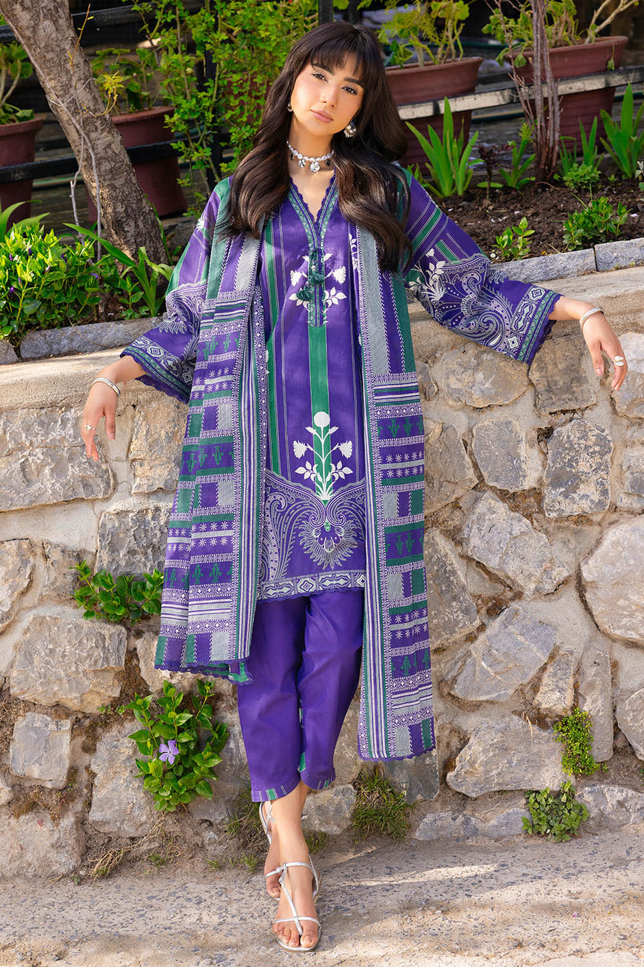 3 Piece Printed Lawn Suit