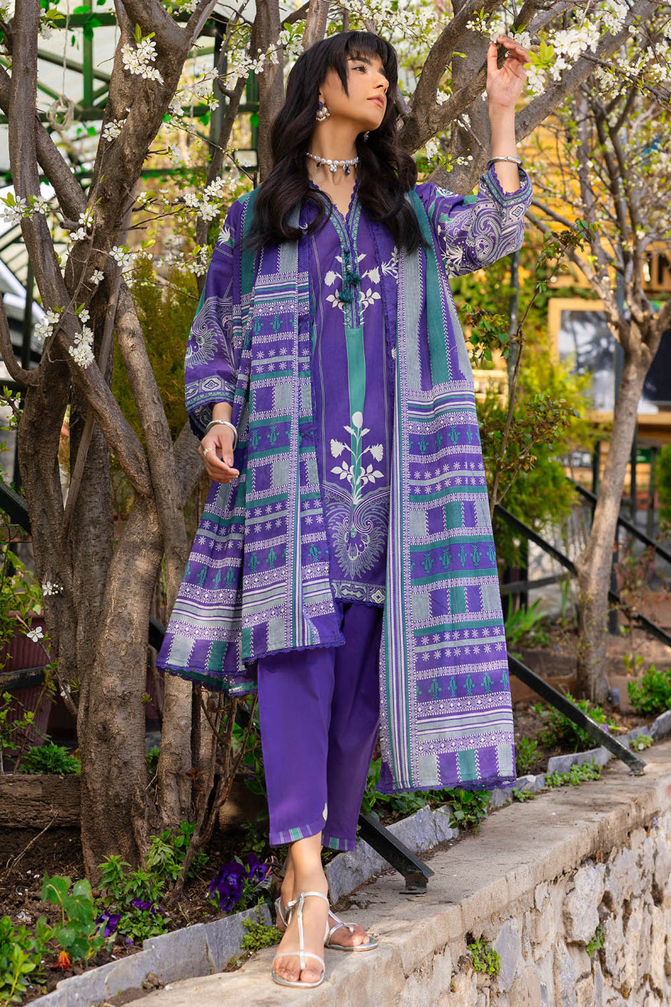 3 Piece Printed Lawn Suit