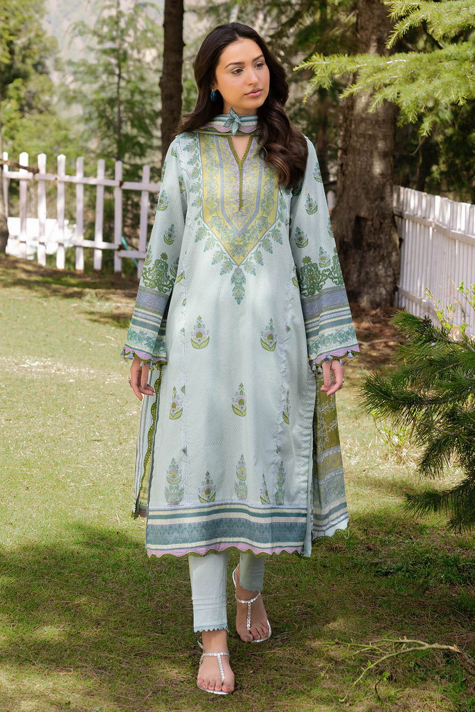 3 Piece Printed Lawn Suit