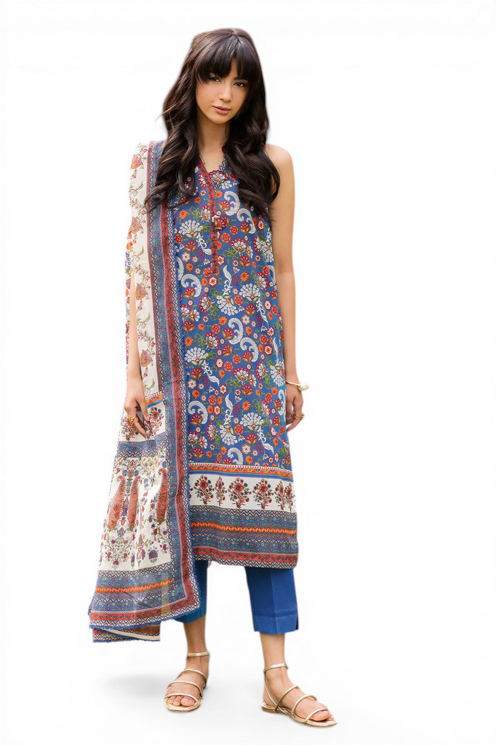 3 Piece Printed Lawn Suit