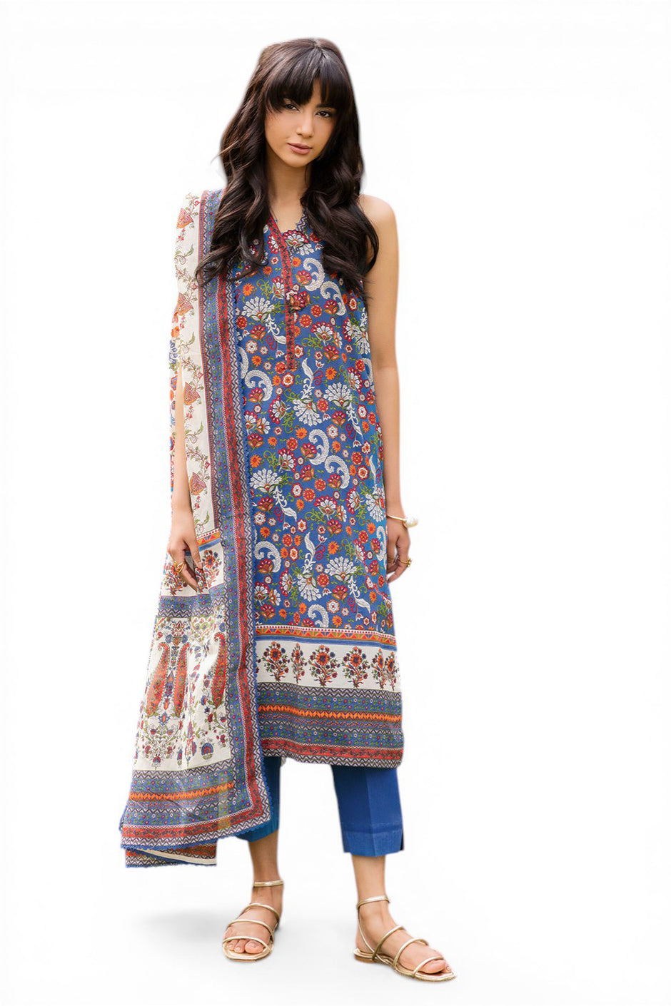 3 Piece Printed Lawn Suit