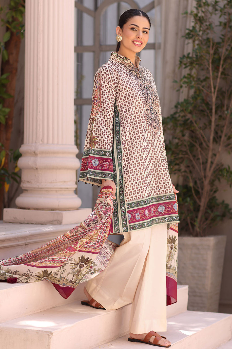 3 Piece Printed Lawn Suit