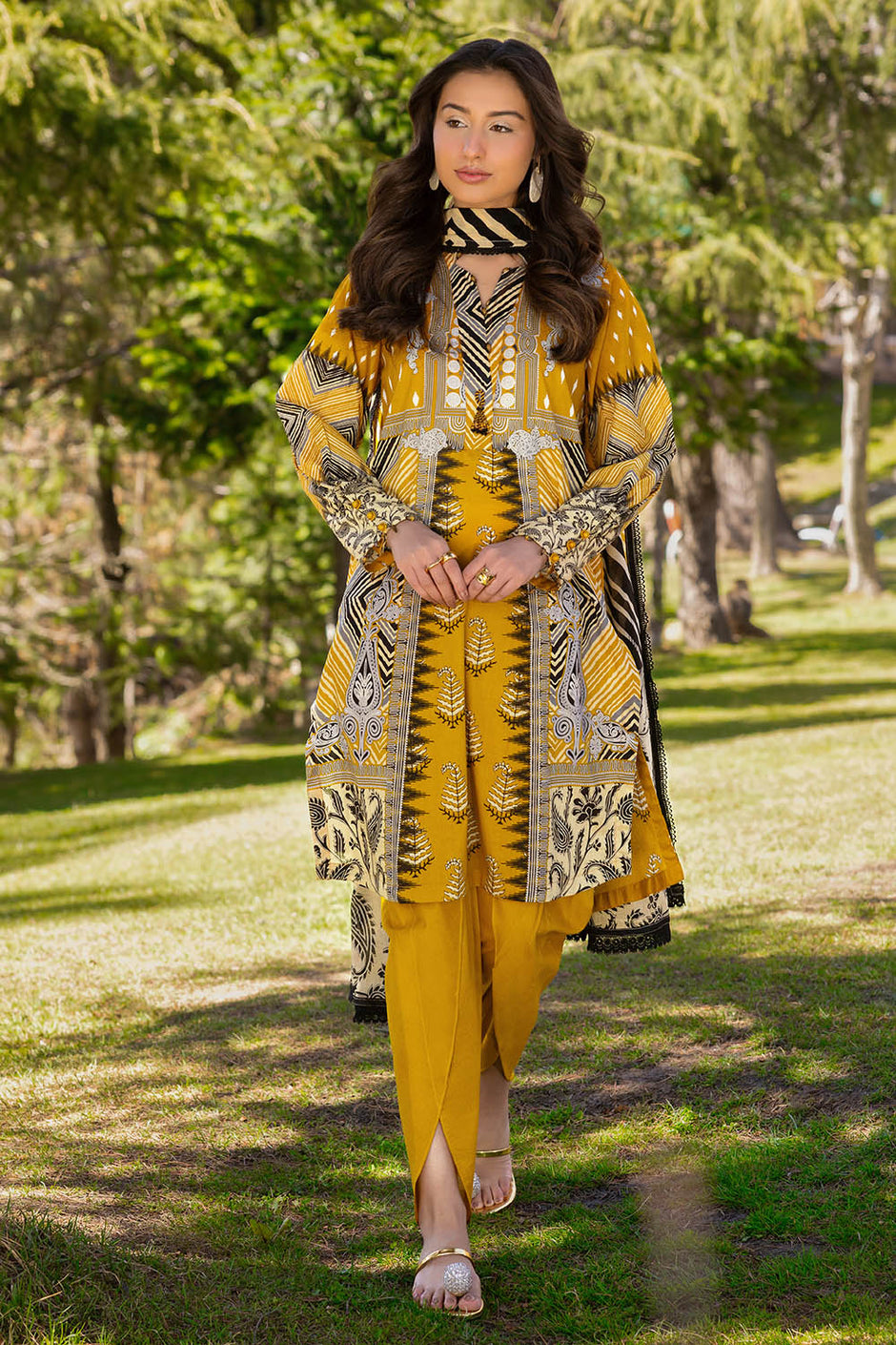 3 Piece Printed Lawn Suit