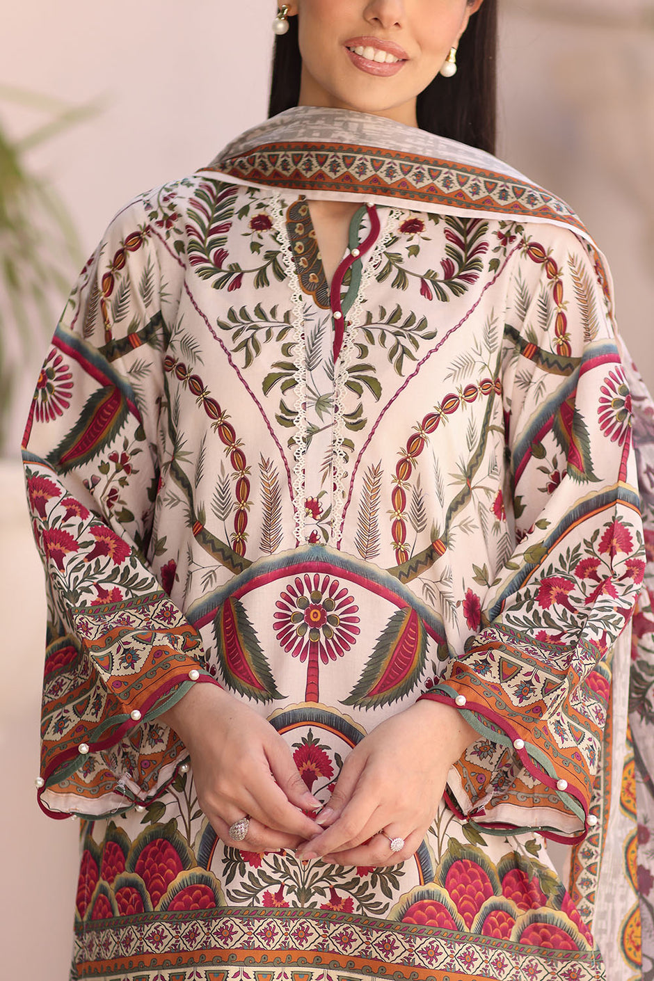 3 Piece Printed Lawn Suit