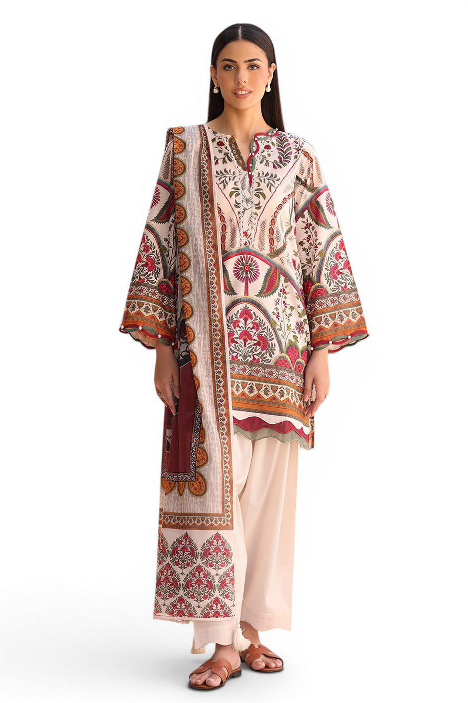 3 Piece Printed Lawn Suit