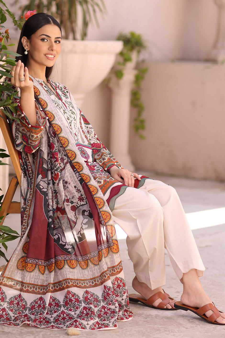 3 Piece Printed Lawn Suit