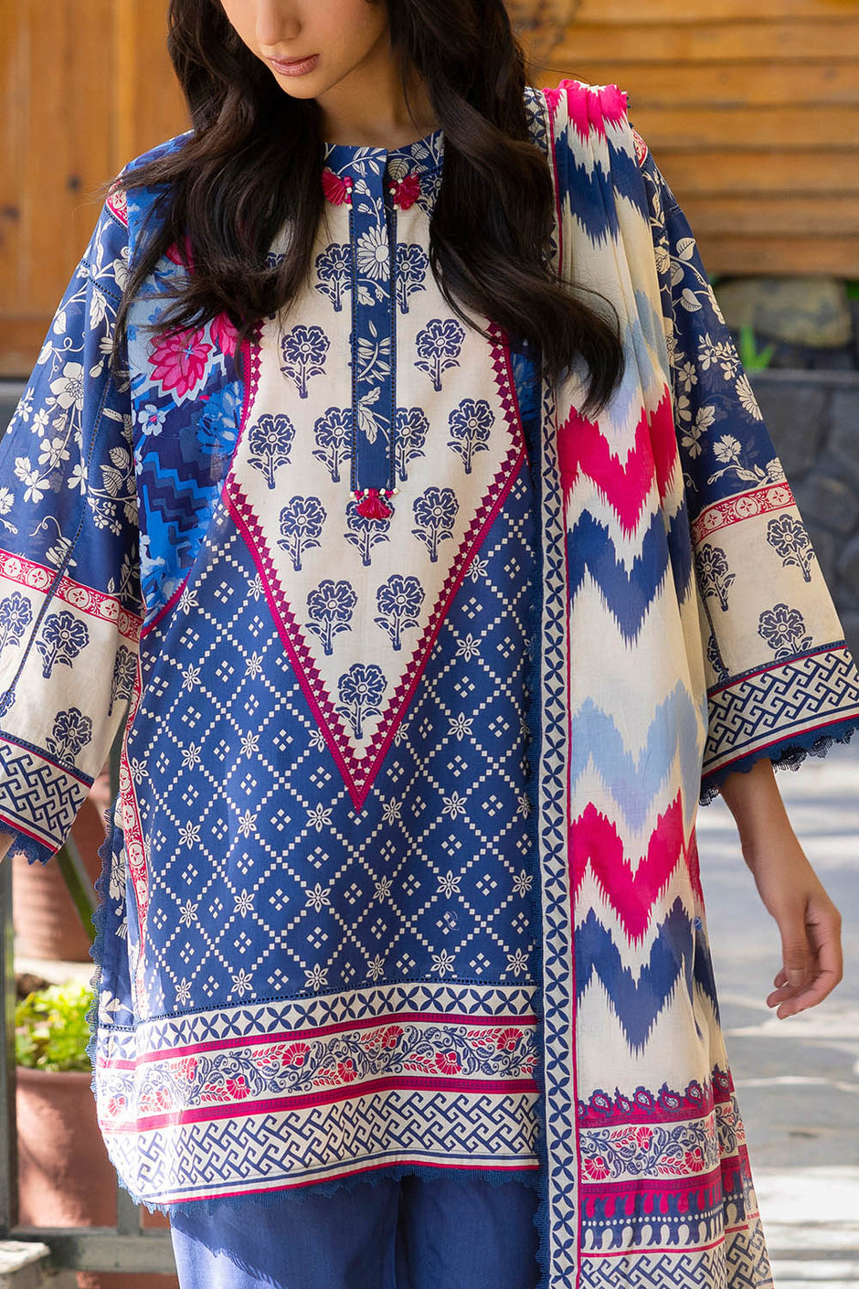 3 Piece Printed Lawn Suit