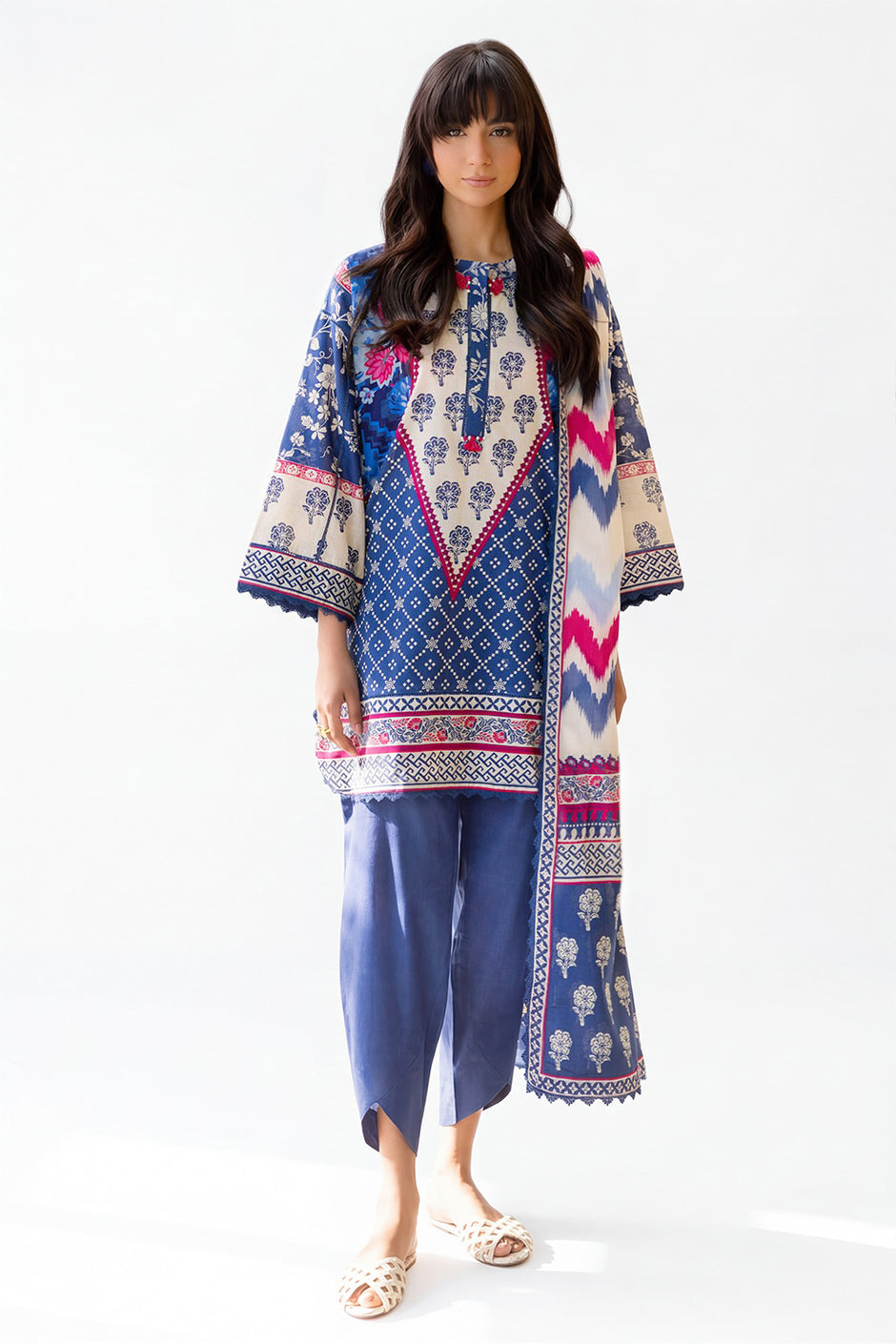 3 Piece Printed Lawn Suit