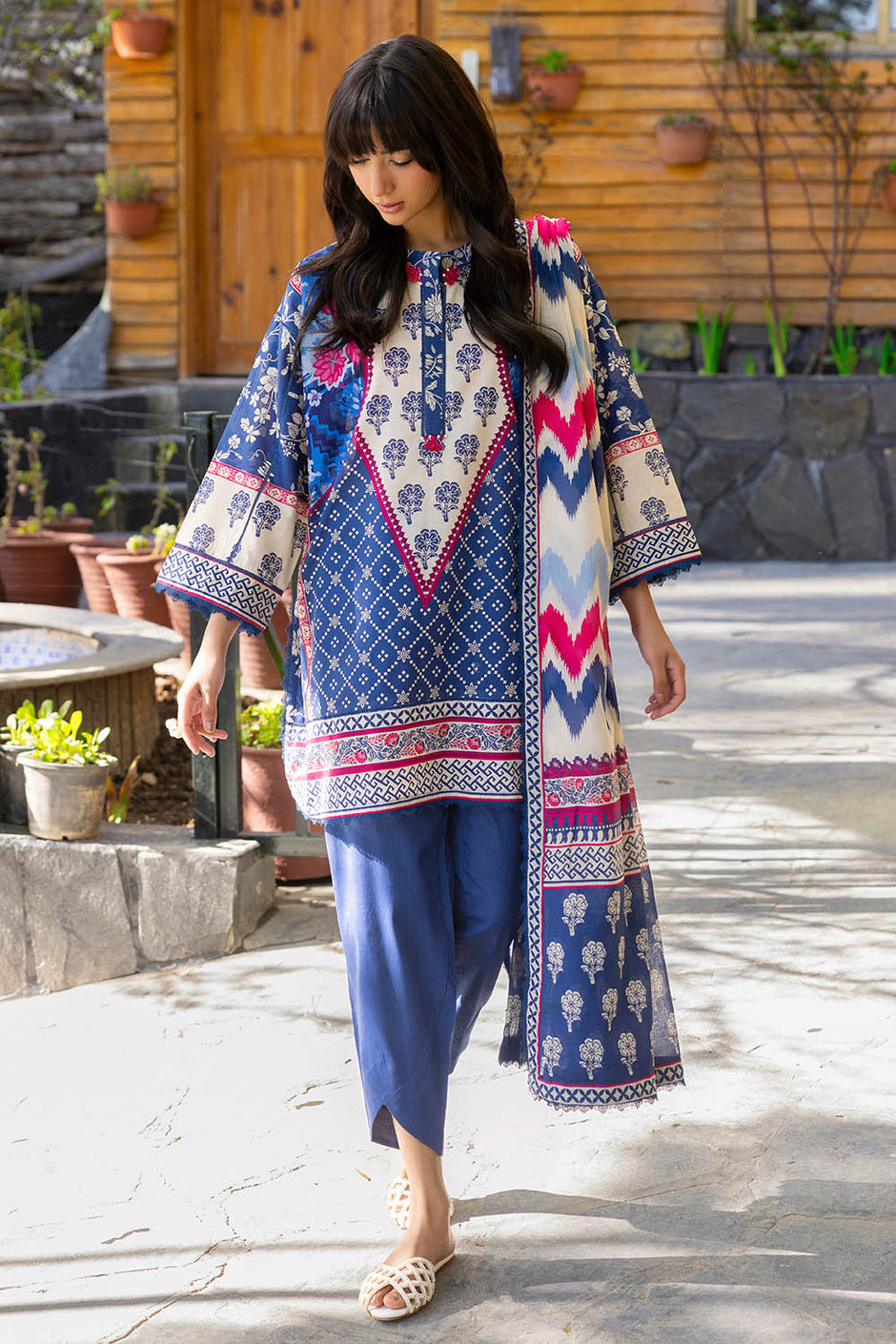 3 Piece Printed Lawn Suit