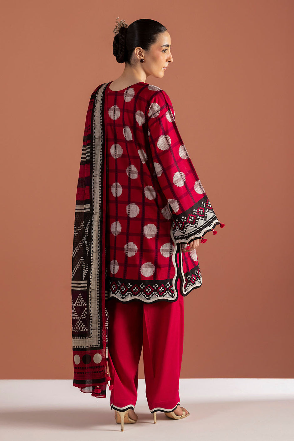 3 Piece Printed Lawn Suit with Dupatta