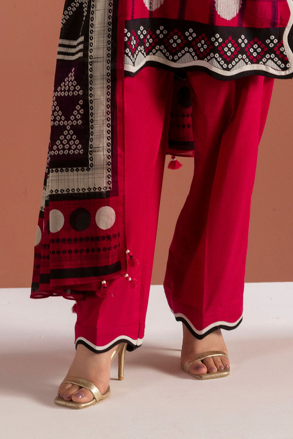 3 Piece Printed Lawn Suit with Dupatta