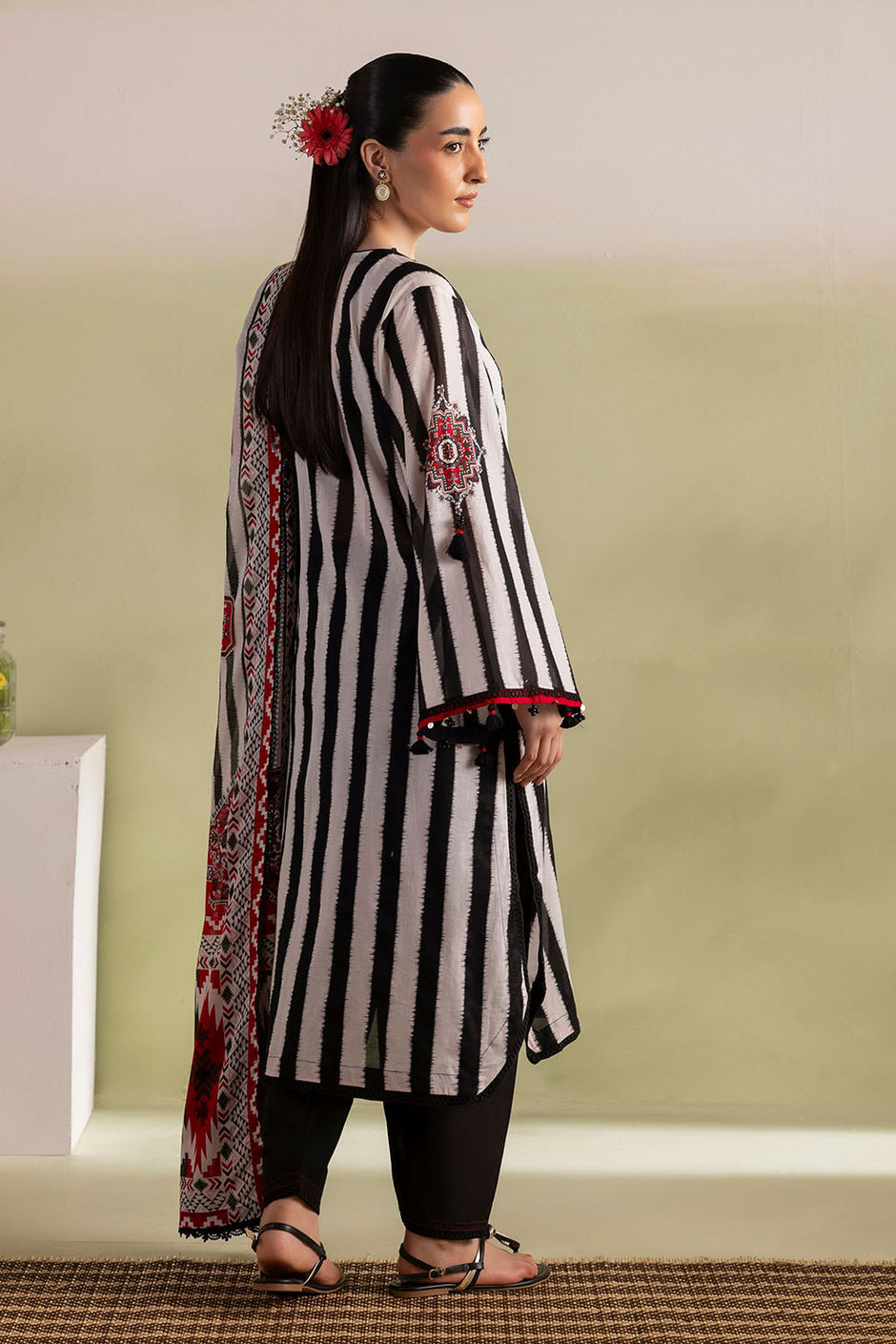 3 Piece Printed Lawn Suit with Dupatta