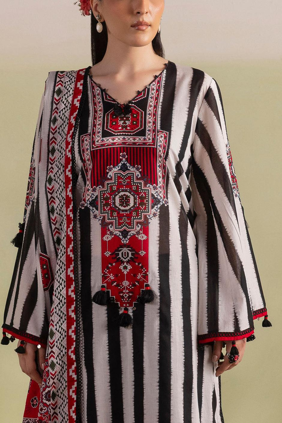 3 Piece Printed Lawn Suit with Dupatta