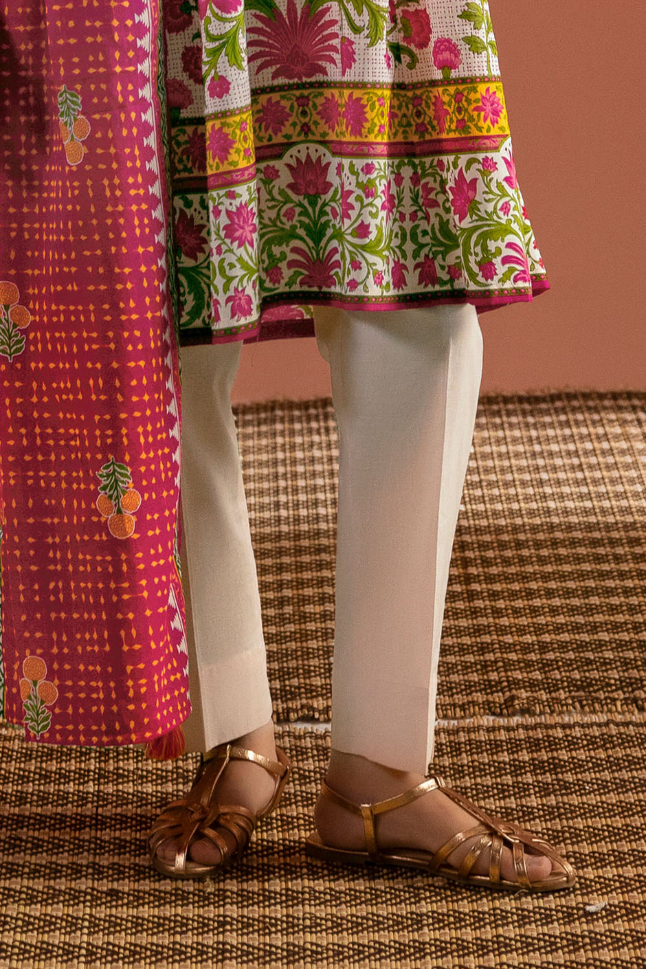 3 Piece Printed Lawn Suit with Dupatta