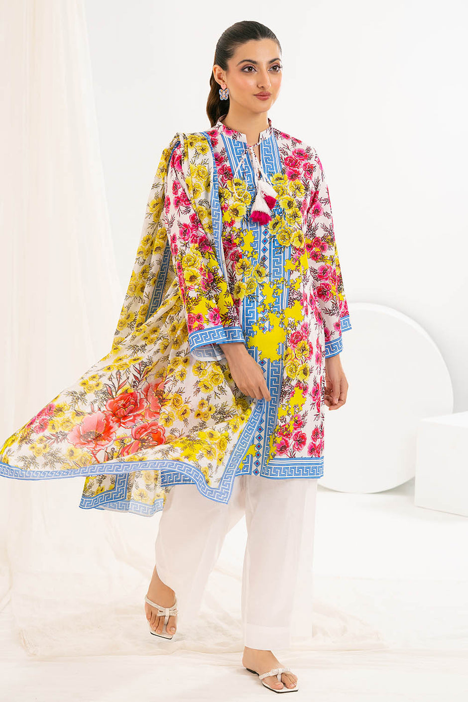 3 Piece Printed Lawn Suit