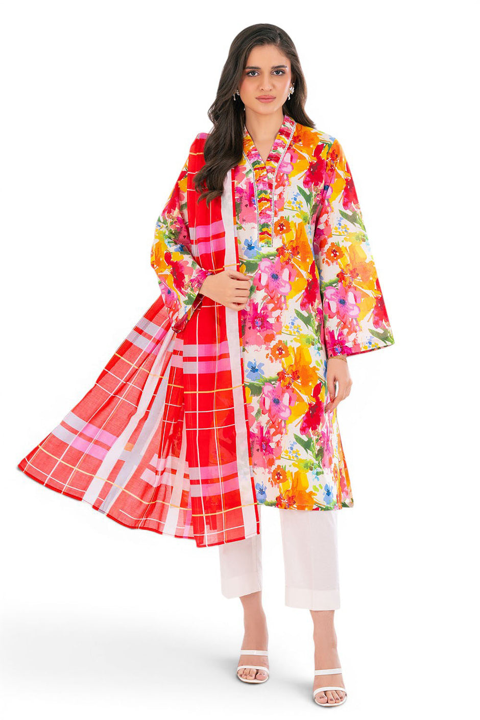 3 Piece Printed Lawn Suit
