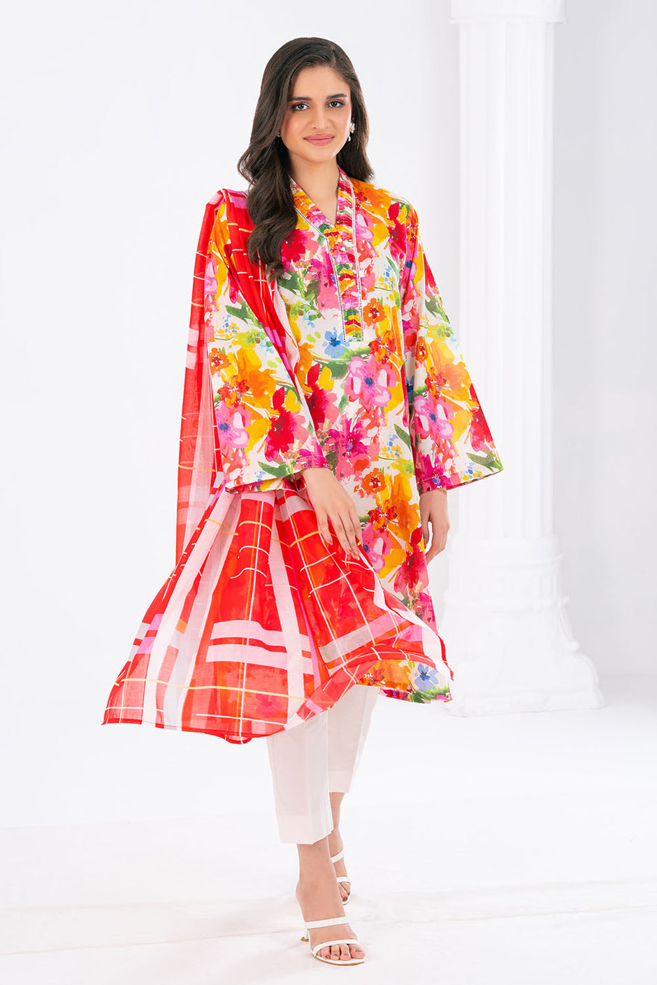 3 Piece Printed Lawn Suit