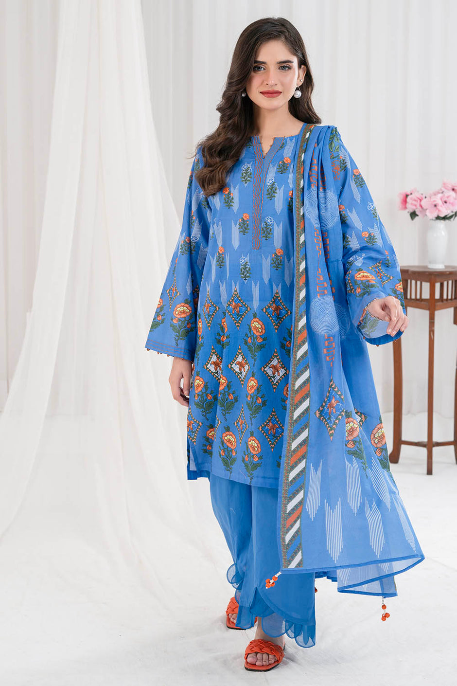3 Piece Printed Lawn Suit