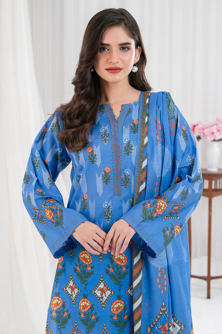 3 Piece Printed Lawn Suit