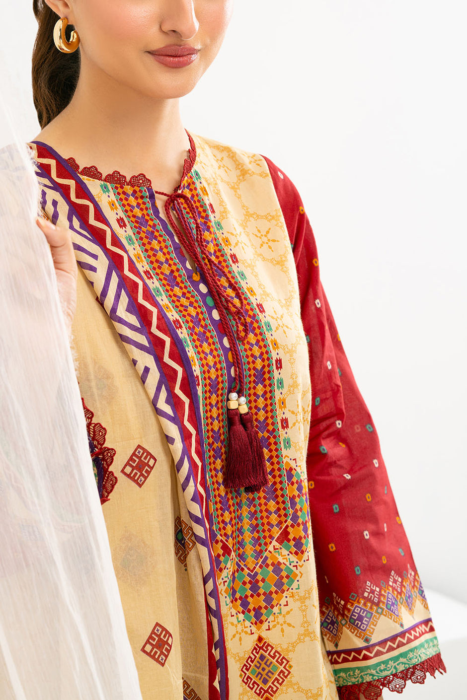 3 Piece Printed Lawn Suit