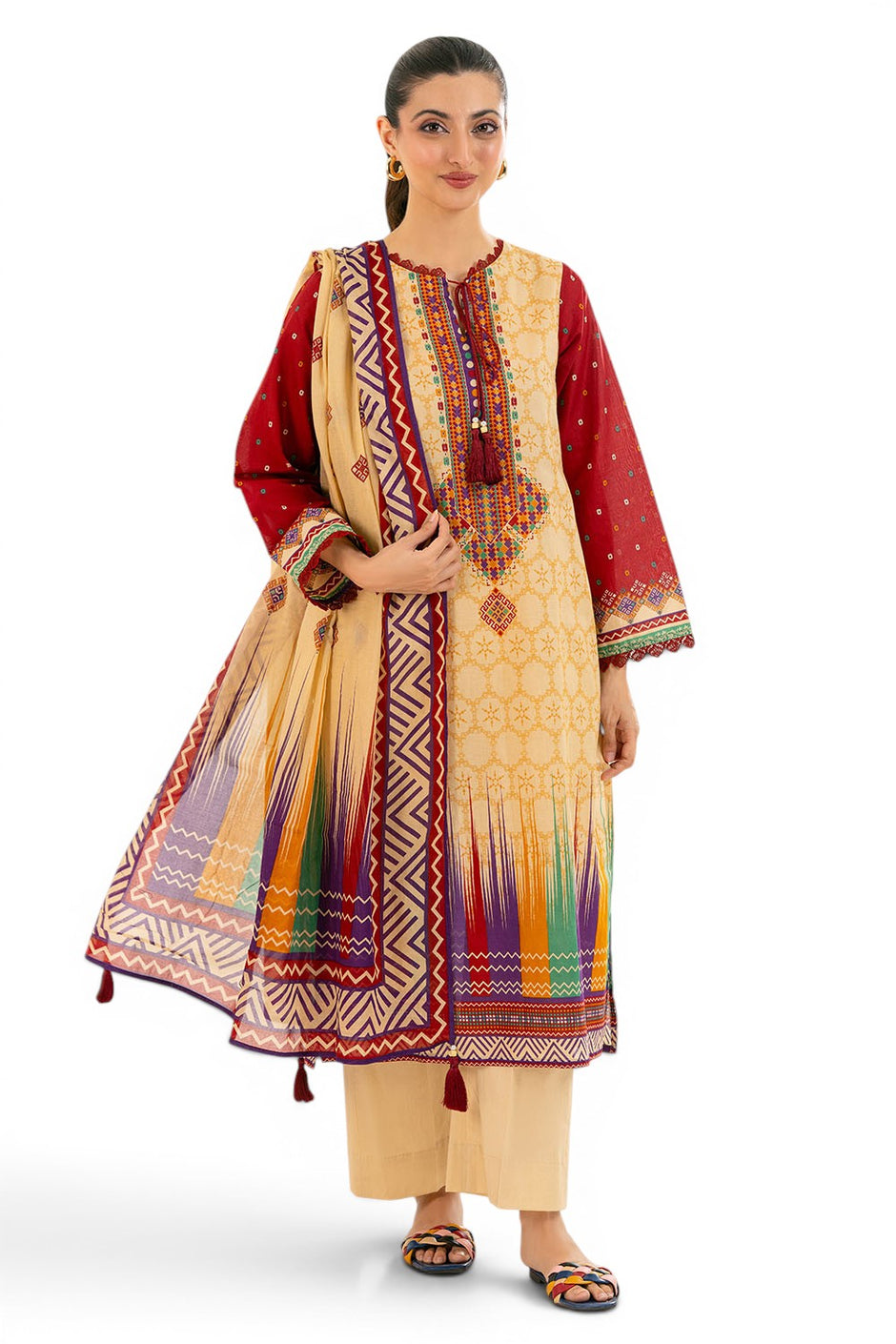 3 Piece Printed Lawn Suit