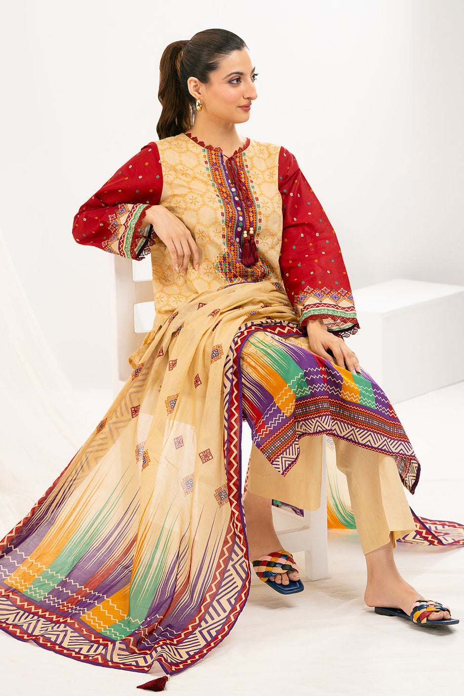 3 Piece Printed Lawn Suit