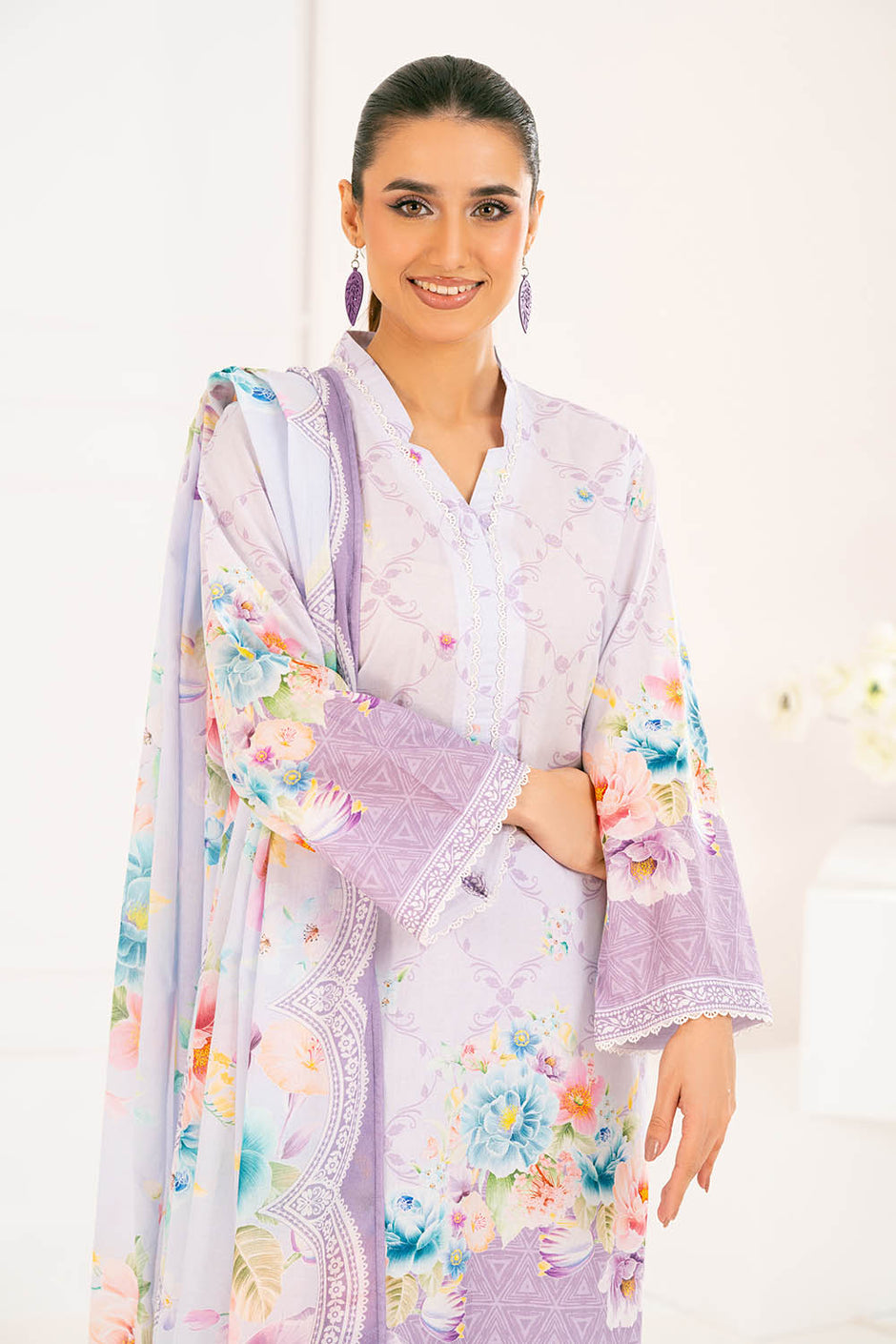 3 Piece Printed Lawn Suit