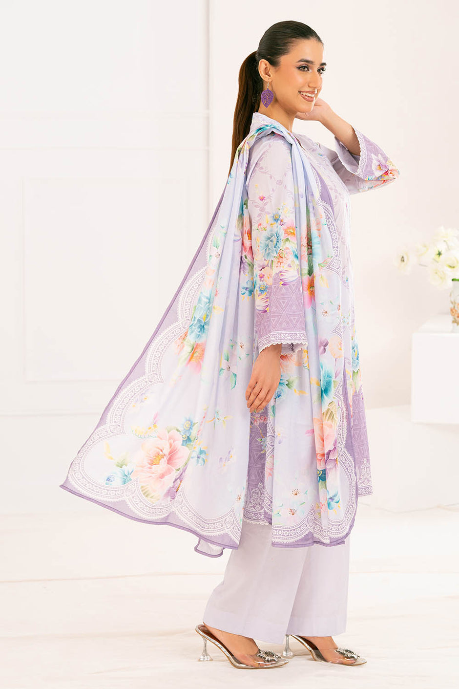 3 Piece Printed Lawn Suit