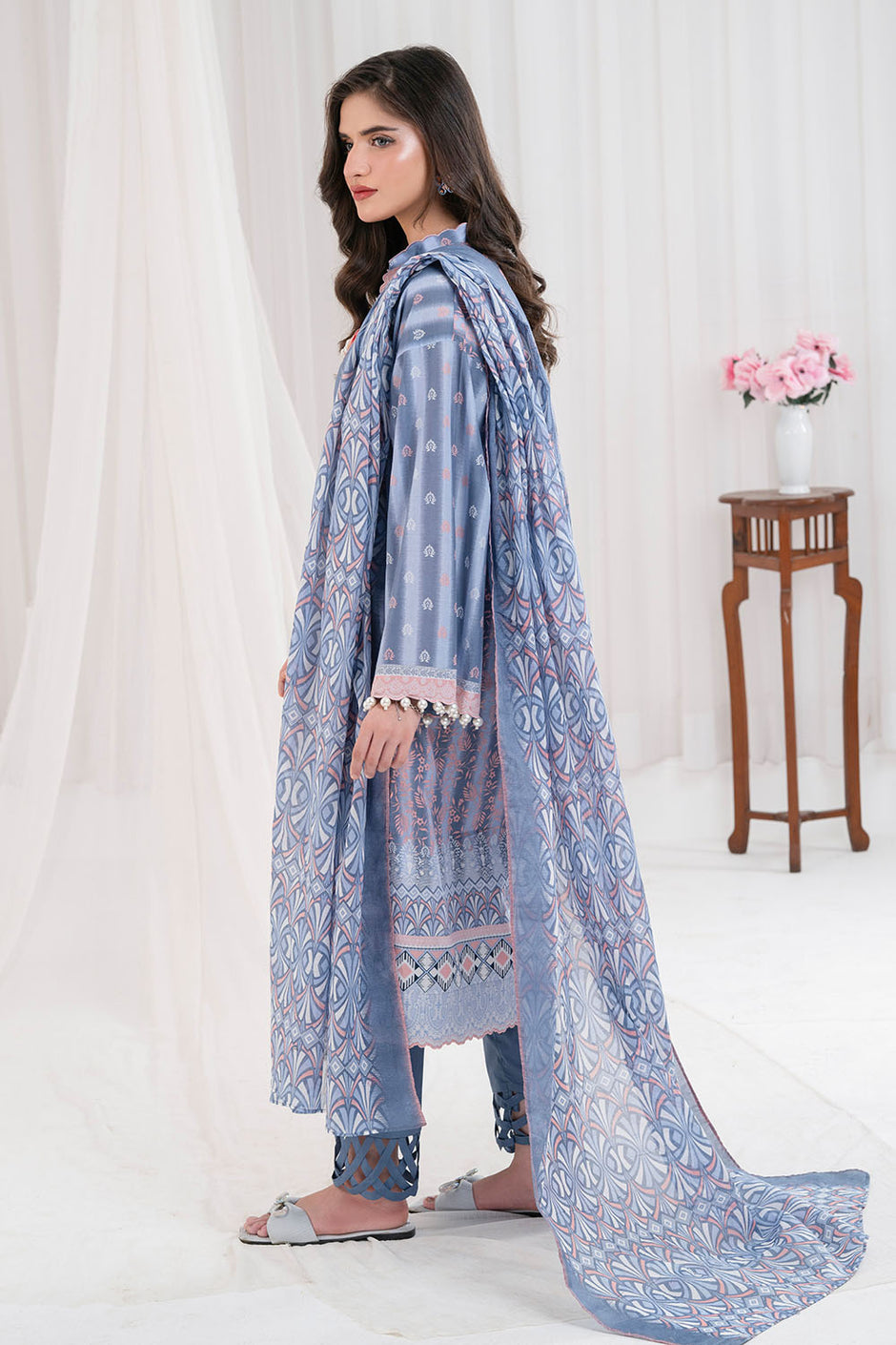 3 Piece Printed Lawn Suit