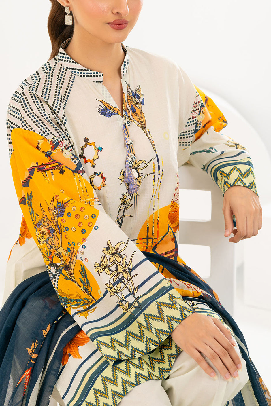 3 Piece Printed Lawn Suit