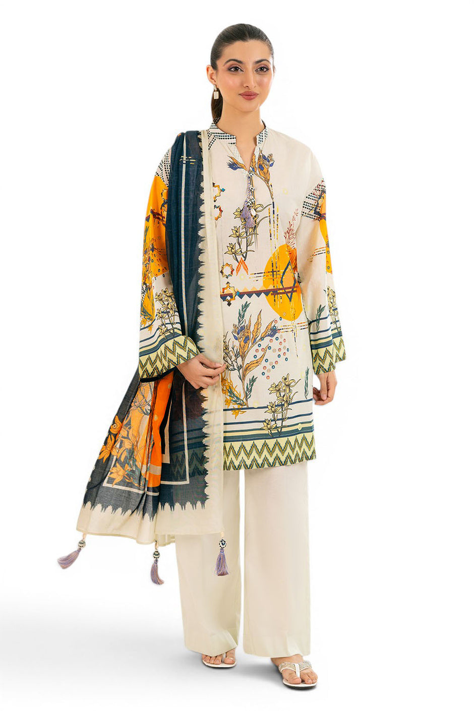 3 Piece Printed Lawn Suit