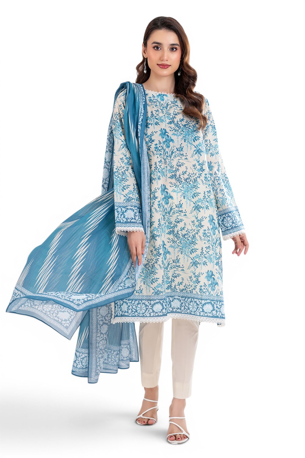 3 Piece Printed Lawn Suit