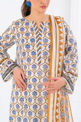 3 Piece Printed Lawn Suit with Dupatta CLP-52216