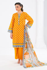 3 Piece Printed Lawn Suit with Dupatta CLP-52219