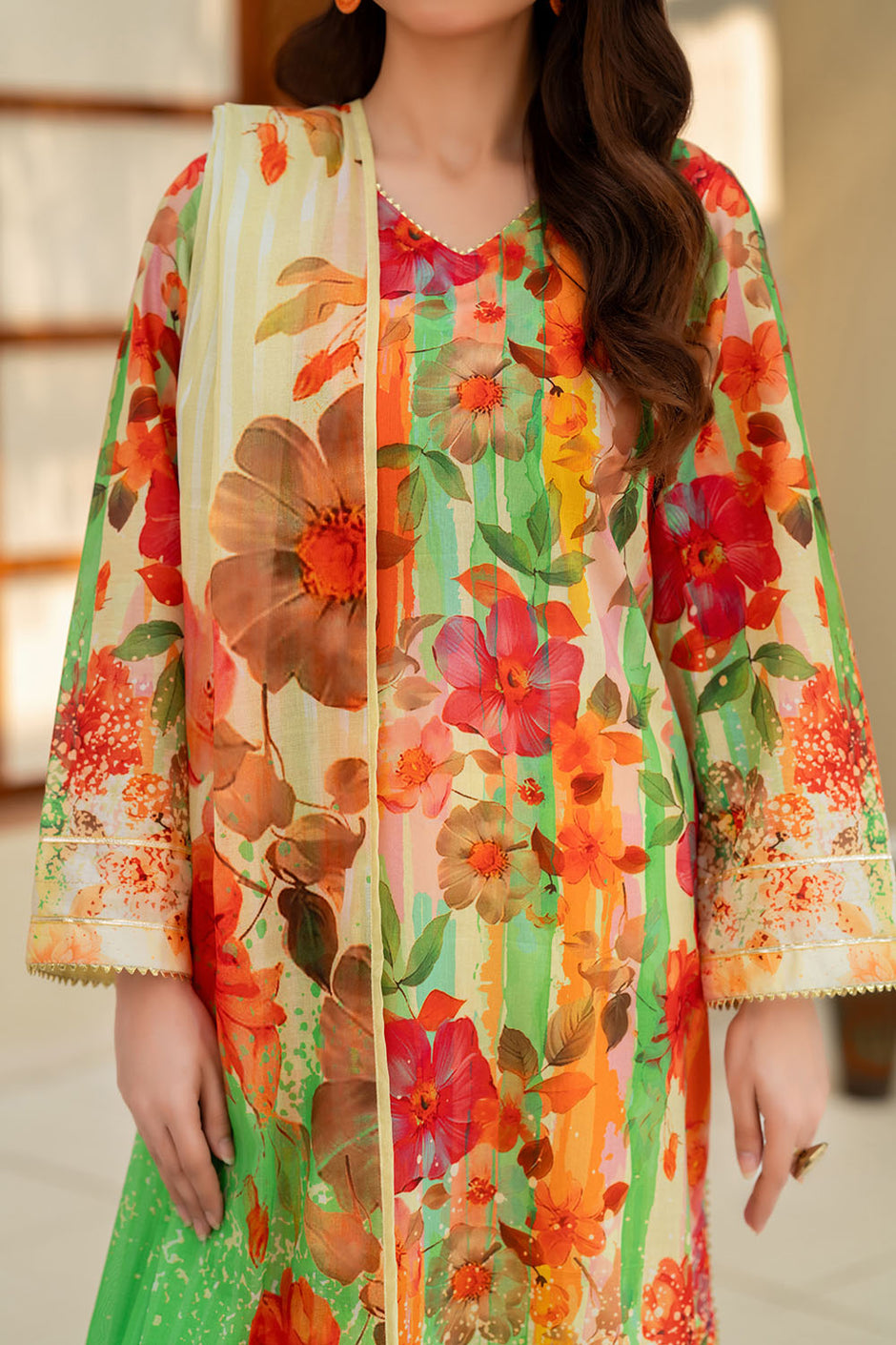 3 Piece Printed Lawn Suit