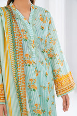 3 Piece Printed Lawn Suit with Dupatta CLP-52227