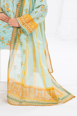 3 Piece Printed Lawn Suit with Dupatta CLP-52227