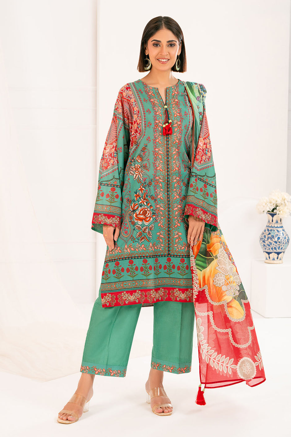 3 Piece Printed Lawn Suit