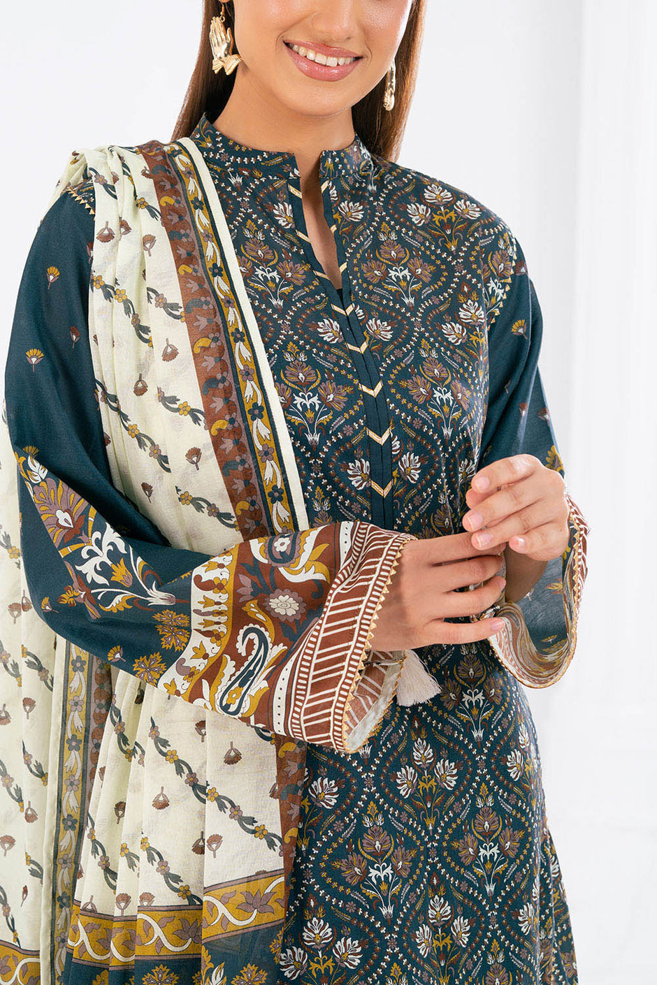 3 Piece Printed Lawn Suit