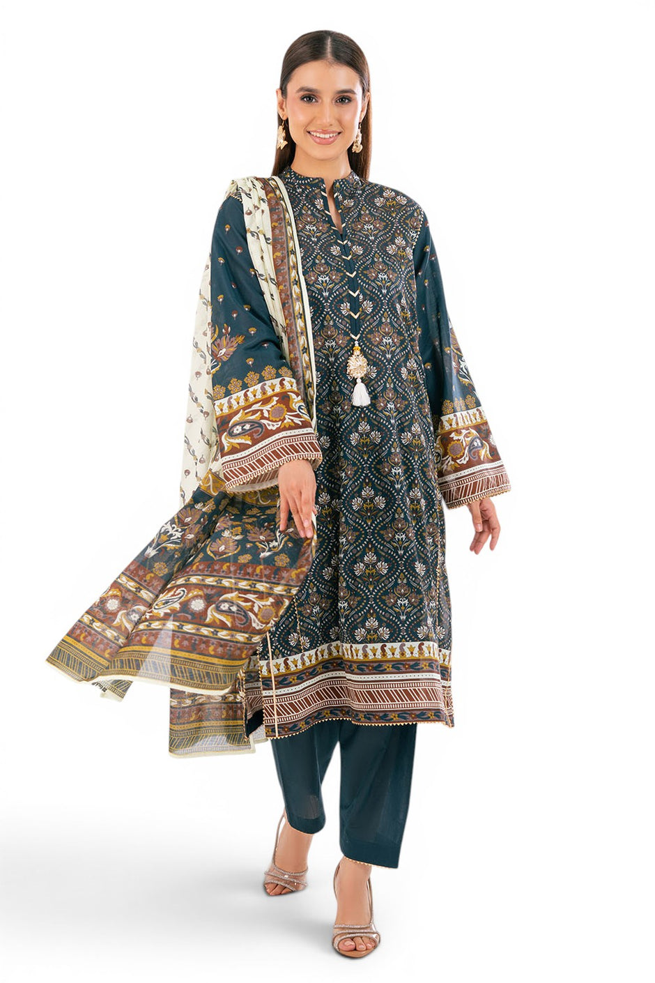 3 Piece Printed Lawn Suit