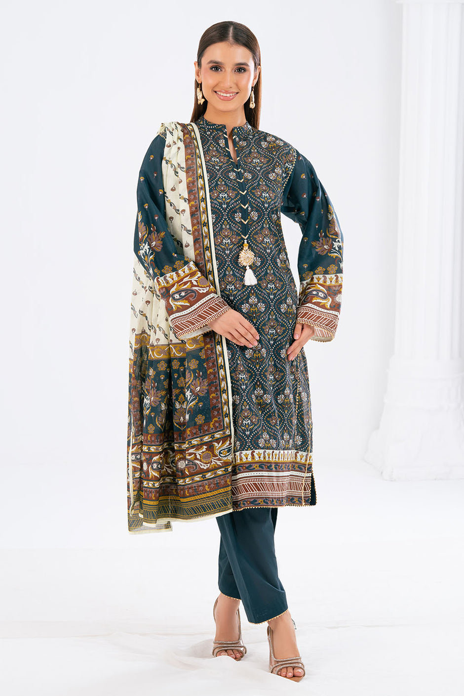 3 Piece Printed Lawn Suit