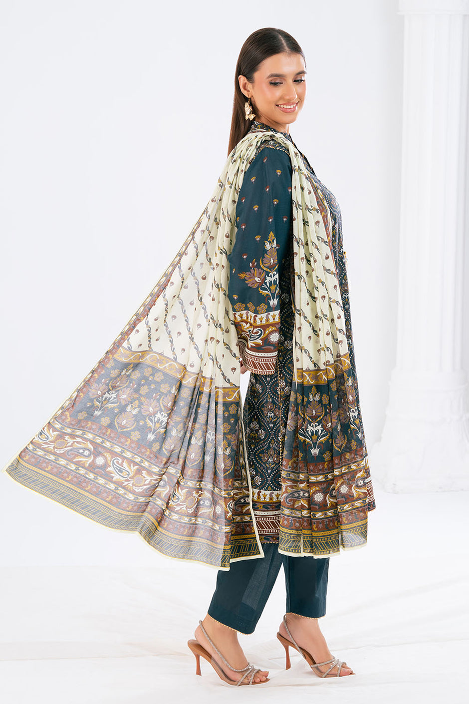 3 Piece Printed Lawn Suit